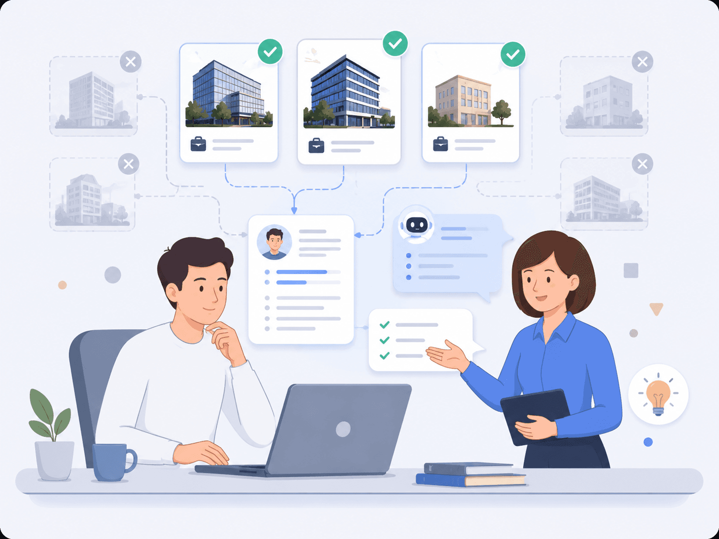 Co-pilot prep banks that match your real employers